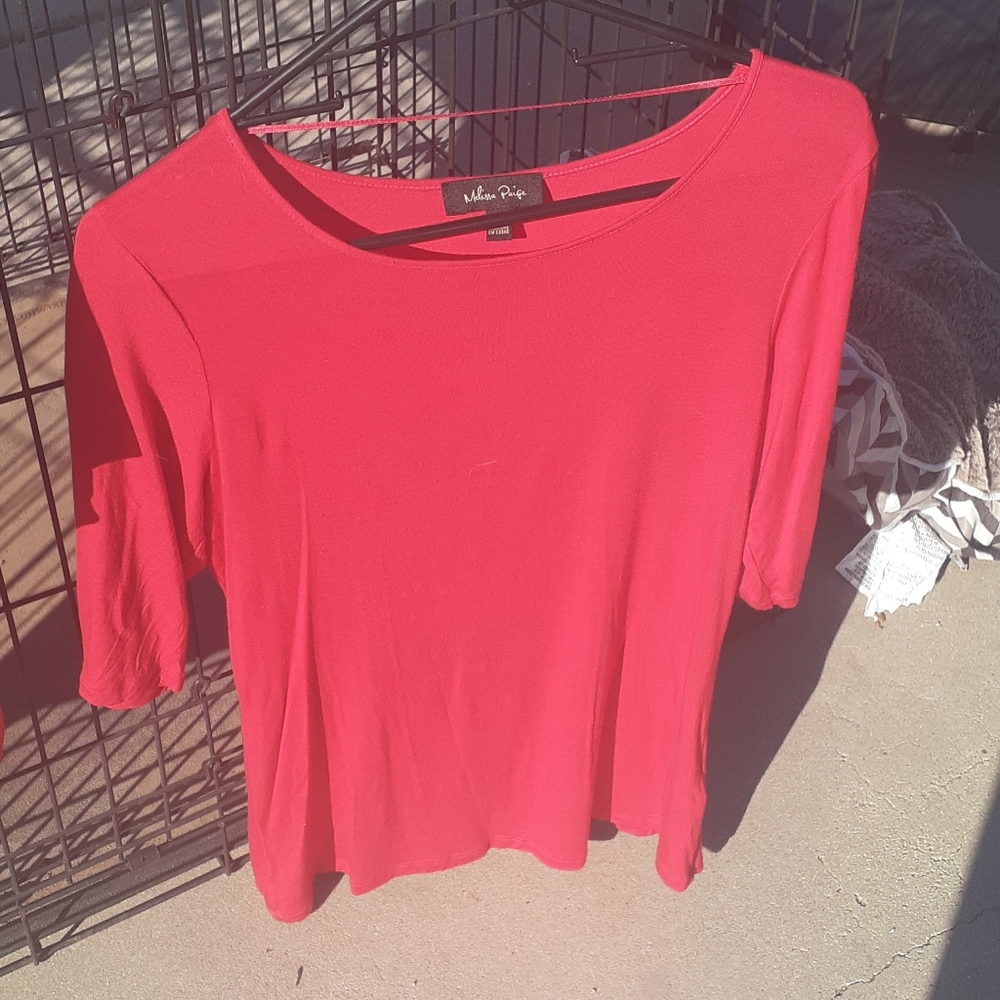 Womans blouse medium red